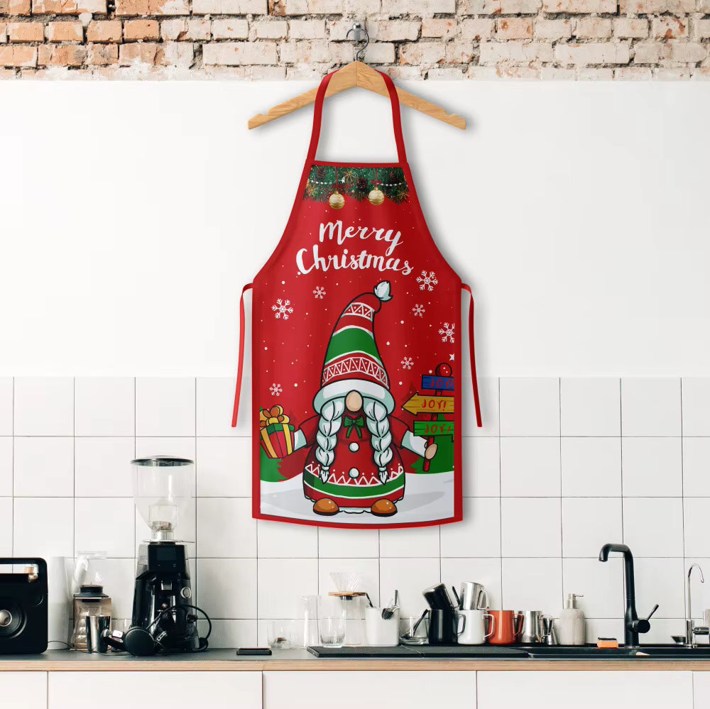 Christmas Female Gnome Apron