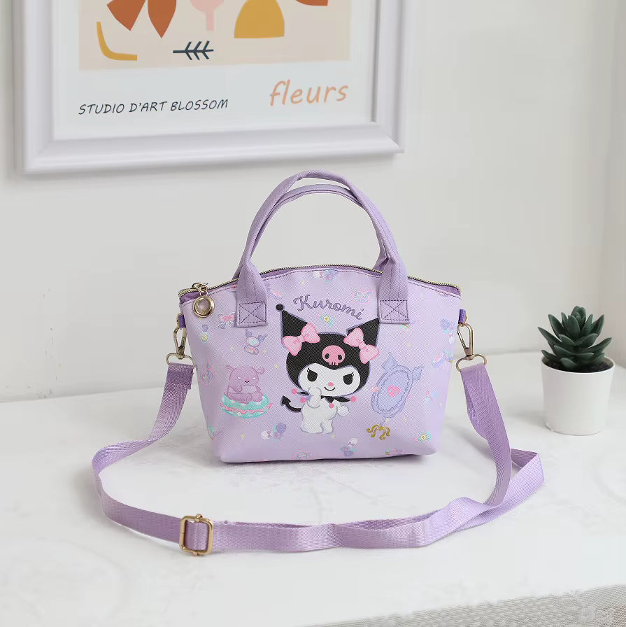 Purple Messenger Bag