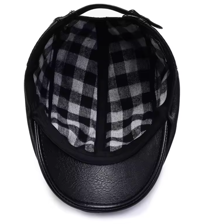 Leather Driver Cap
