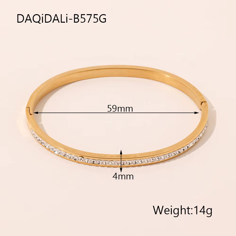 Rhinestone Channel Bracelet