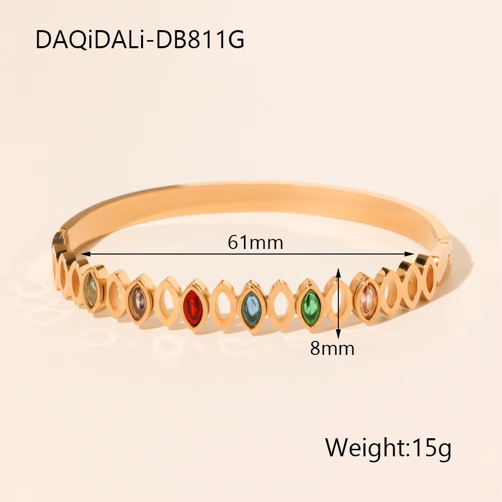 Multi Colored Stone Family Bracelet