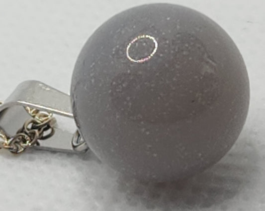 Angelite Crystal Stone Necklace