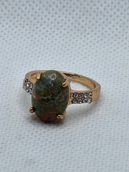 Dragon Blood Jasper Ring