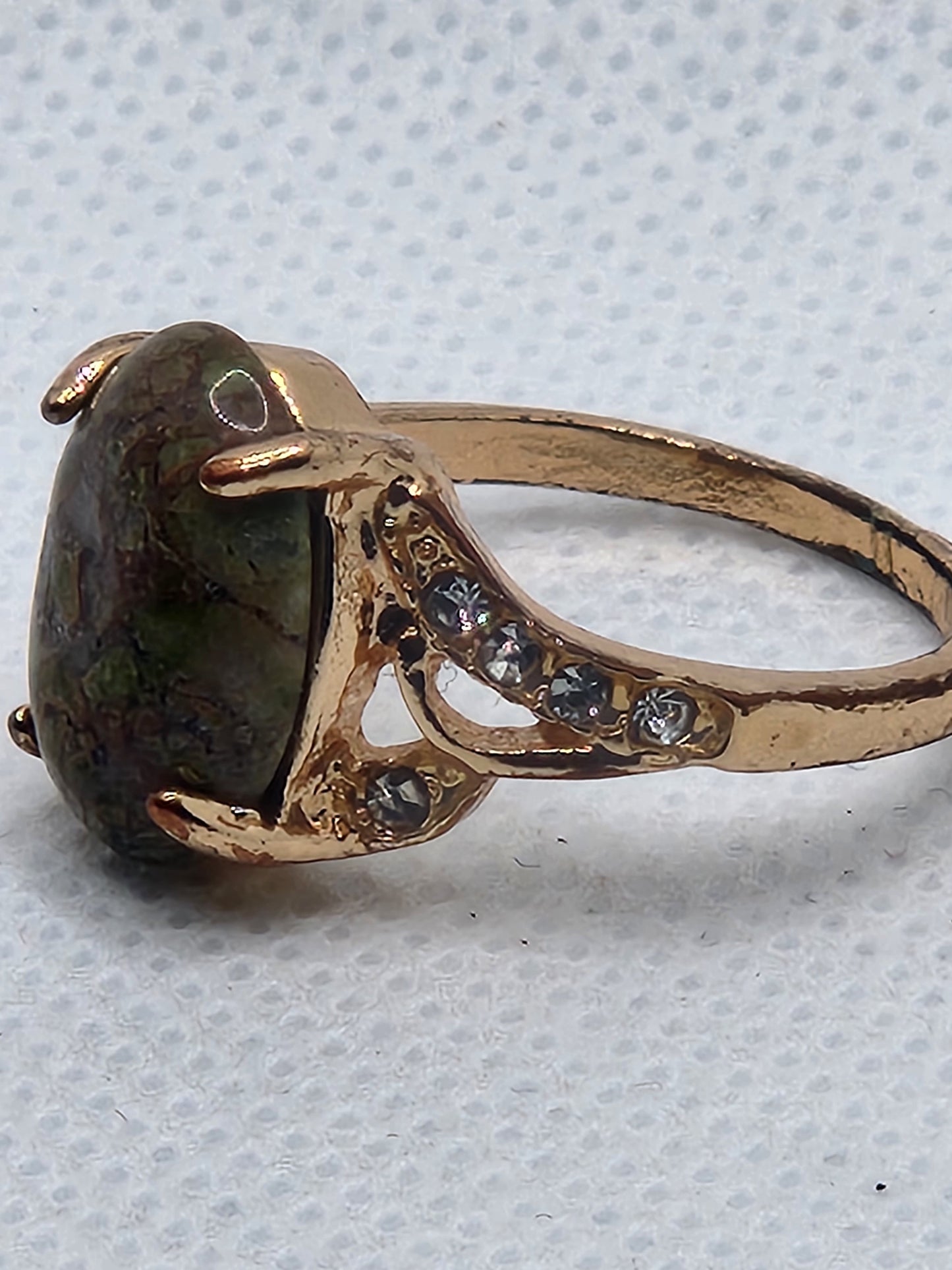 Dragon Blood Jasper Ring