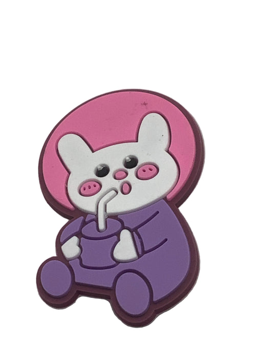 Cute Bunny with Drink Jelee Charm