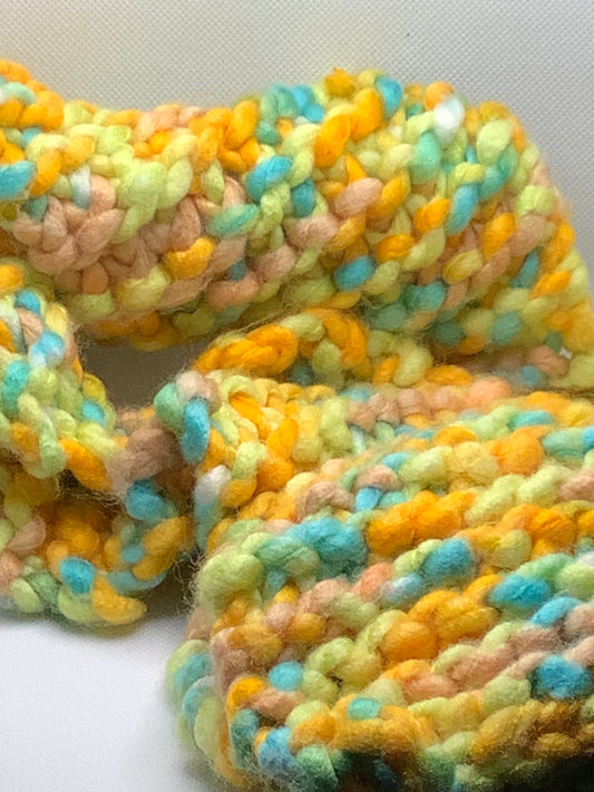 Infant Hand Knit Scarf