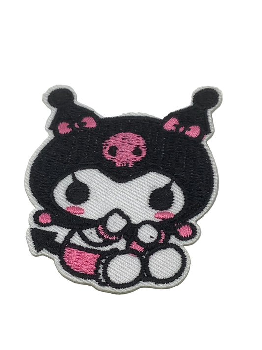 Sucking Thumb Black Pink Patch