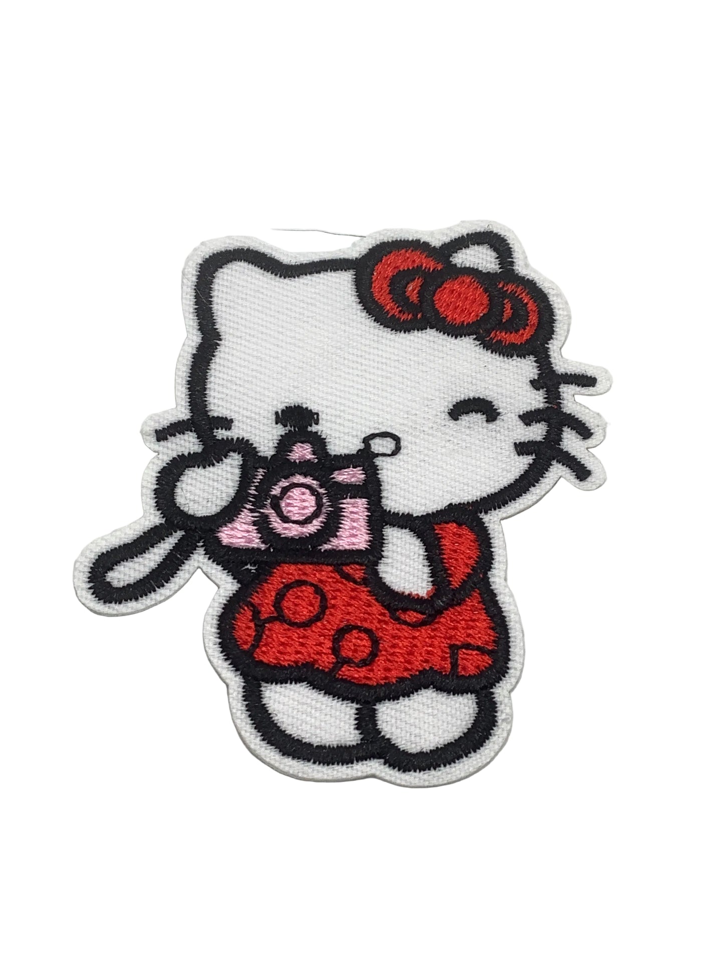 Pink Camera Red Dress Cat