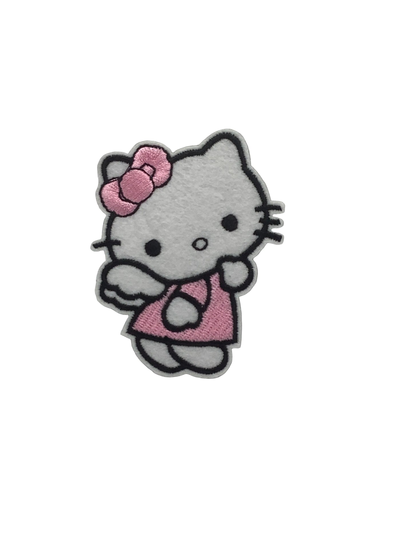 Pink Bow Angel Cat