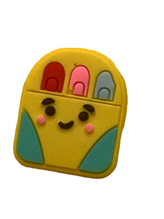 Yellow Backpack LED Jelee Charm