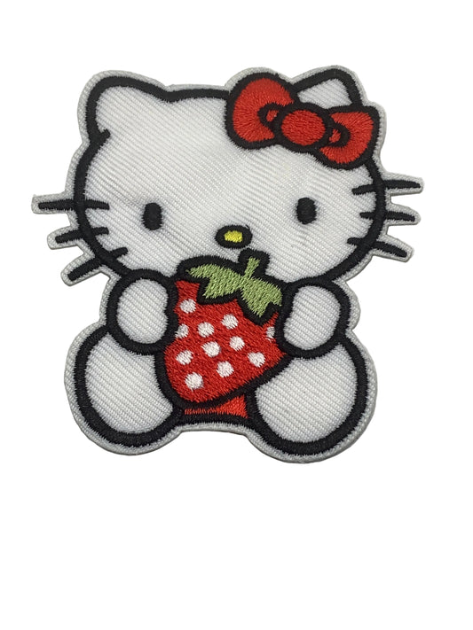 Strawberry Red Bow Patch