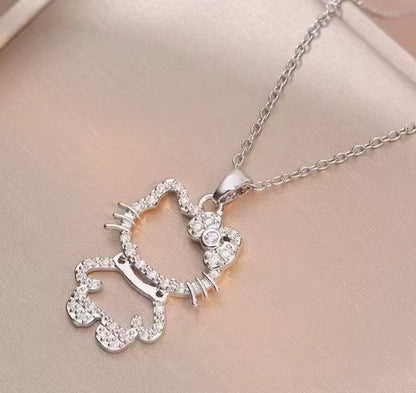 Kitty Cubic Zirconia Necklace