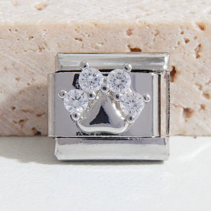 Animal Paw Four Stone Charm