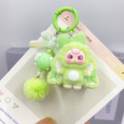 Cute Girl Rabbit Costume Keychain