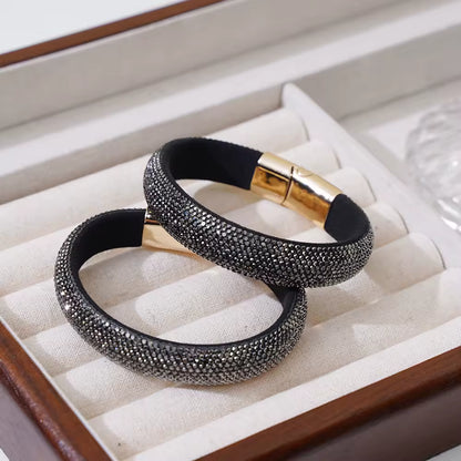 Colorful Rhinestone Magnetic Bracelet