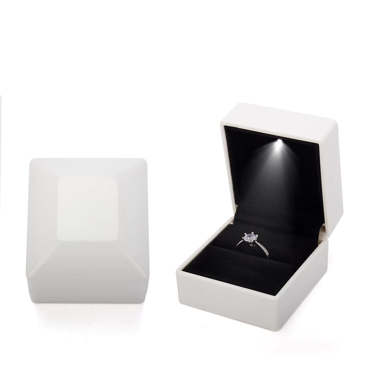 LED Metallic Finish Ring Box