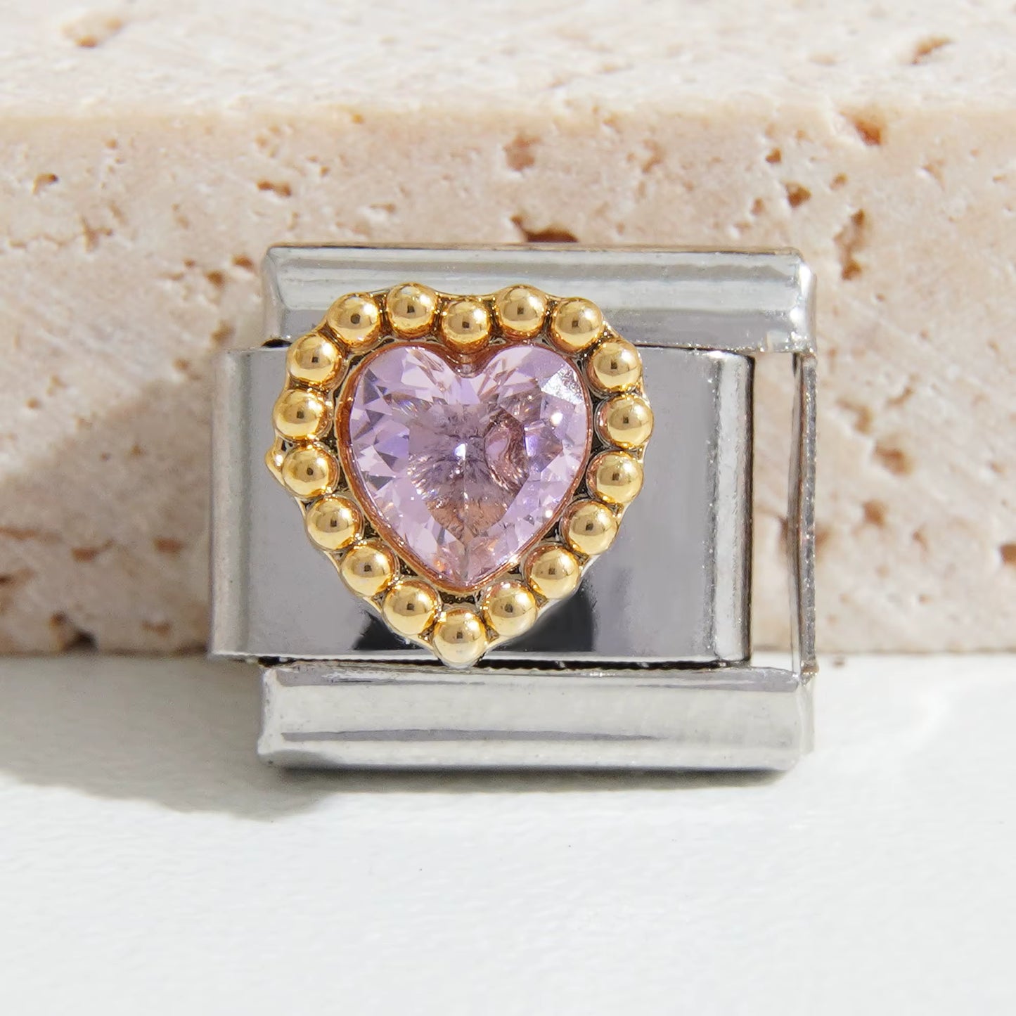 Purple Heart Gold and Silver Charm