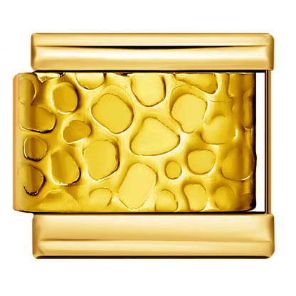 Engraved Leopard Pattern Charm