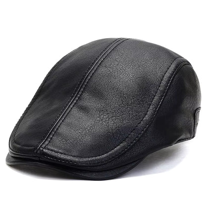 Leather Driver Cap