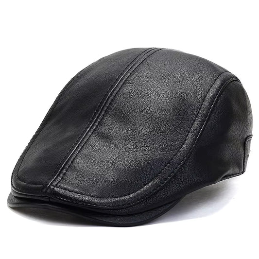 Leather Driver Cap