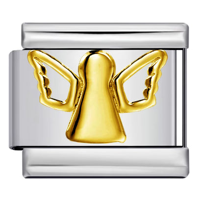 Engraved Angel Charm