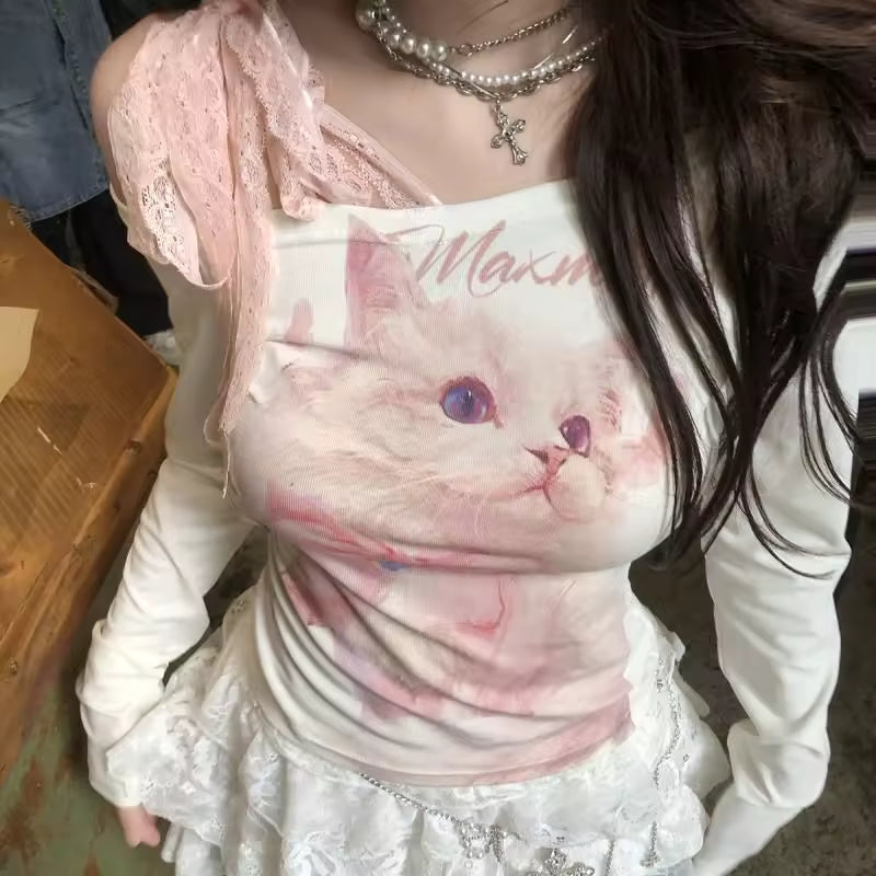 Lace Kitty TShirt