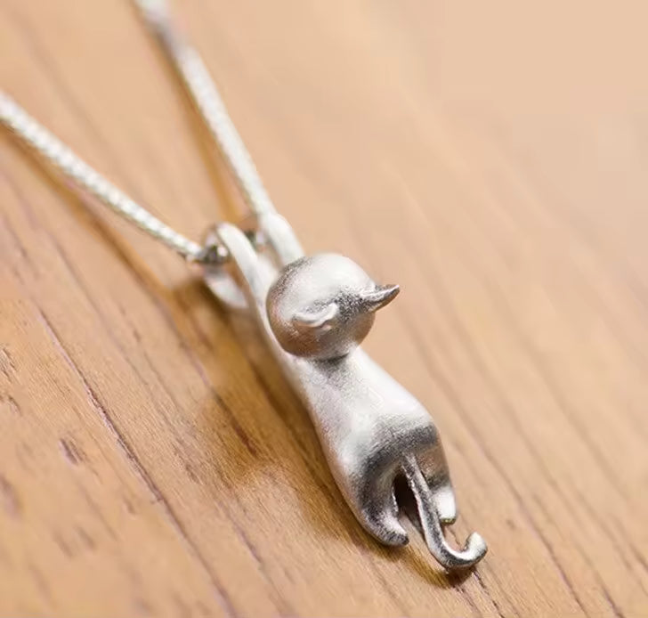 Cat Mom and Dad Necklace