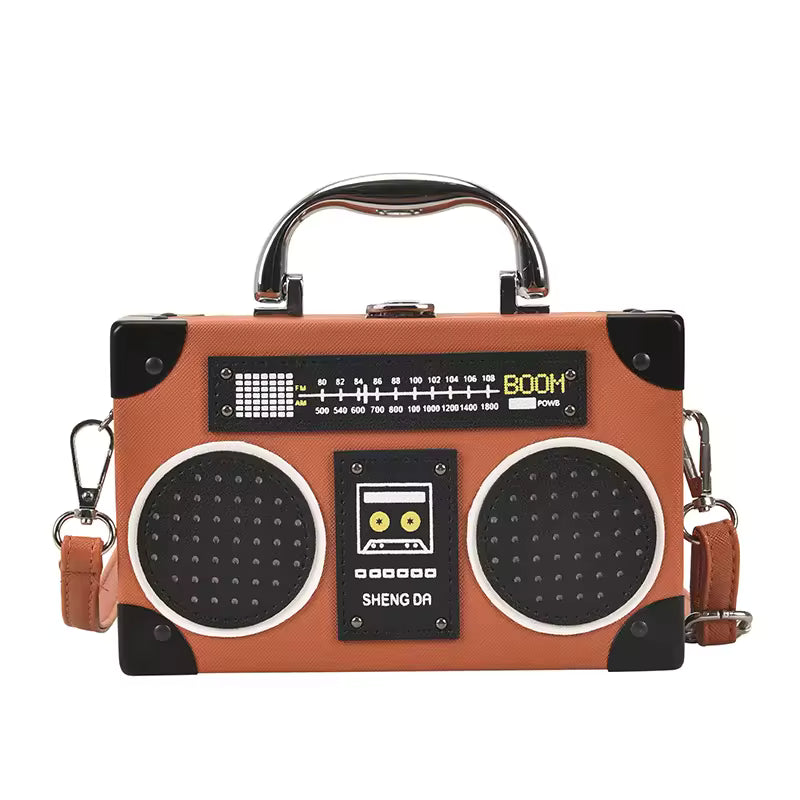 Retro Boombox Purse