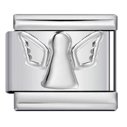 Engraved Angel Charm