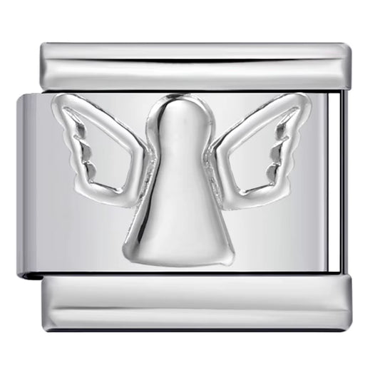 Engraved Angel Charm