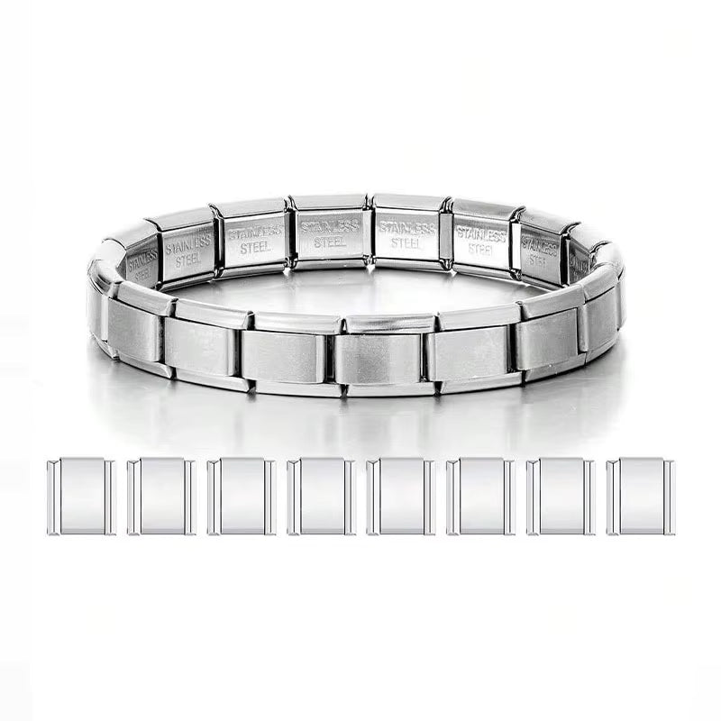 Ladies Steel Charm Plain Bracelet