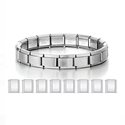 Ladies Steel Charm Plain Bracelet