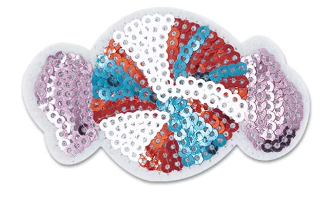 Wrapped Candy Sequin Patch