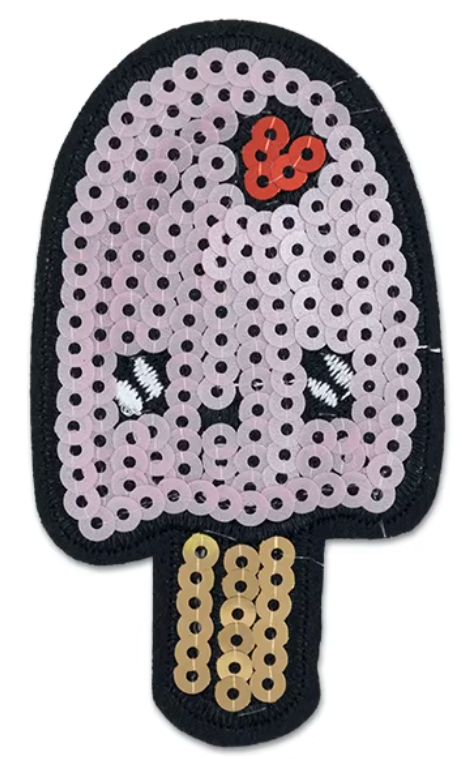 Light Purple Popsicle Sequin Patch
