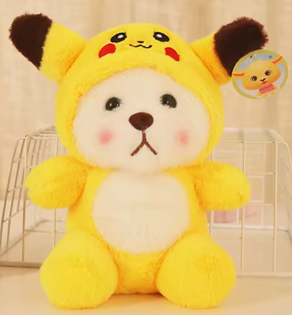 8 Inch Stuffed Bear with Costume