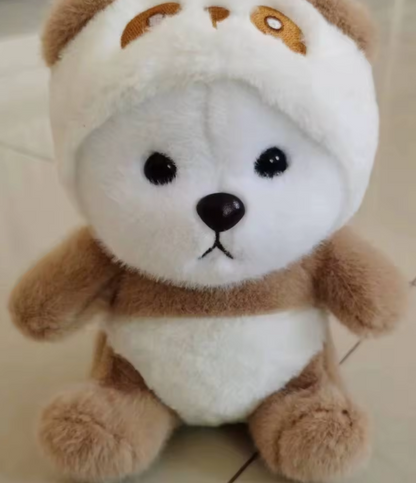8 Inch Stuffed Bear with Costume