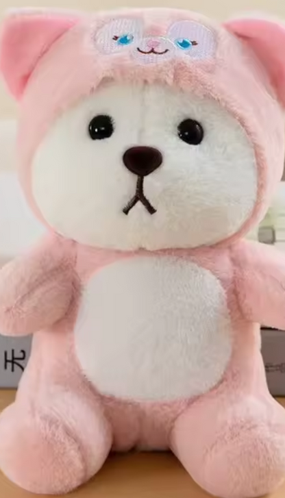 8 Inch Stuffed Bear with Costume