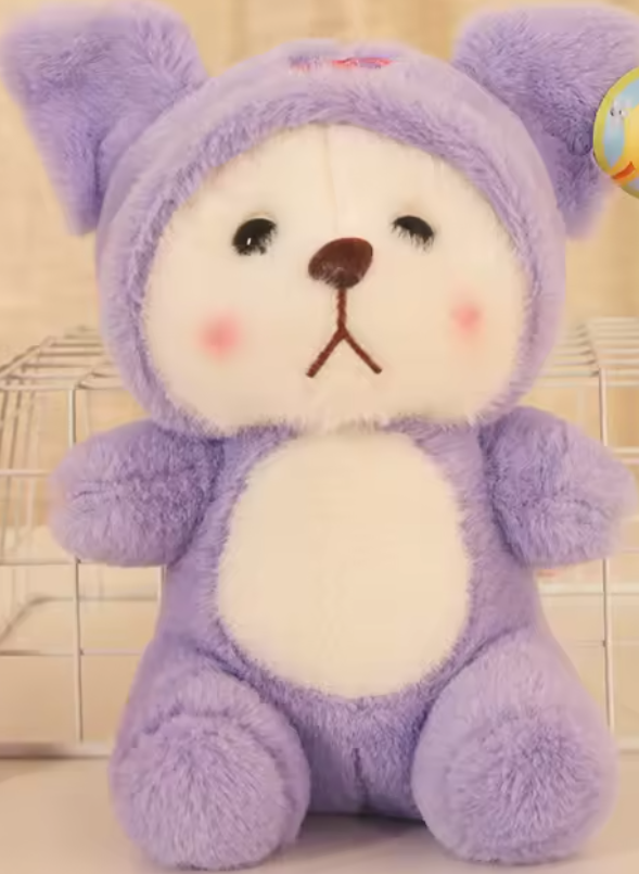 8 Inch Stuffed Bear with Costume