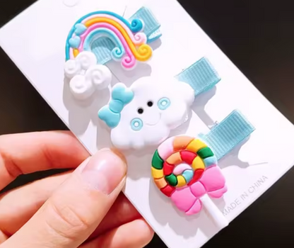 Candy Cloud Hairpins