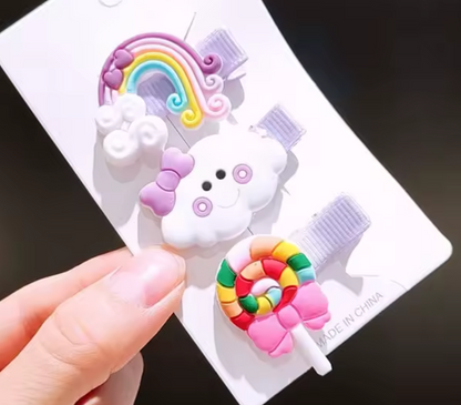 Candy Cloud Hairpins