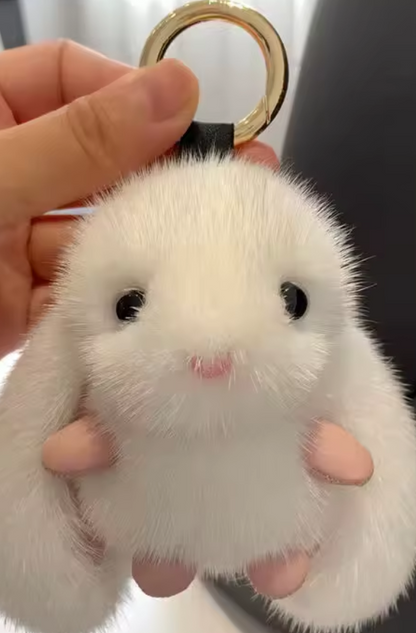 Super Soft Bunny Keychain