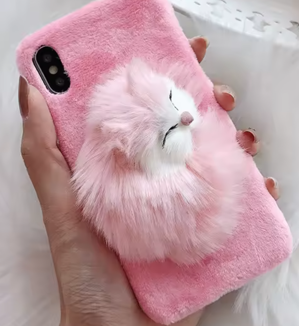 Sleeping Cat Cell Phone Pop Socket Holder
