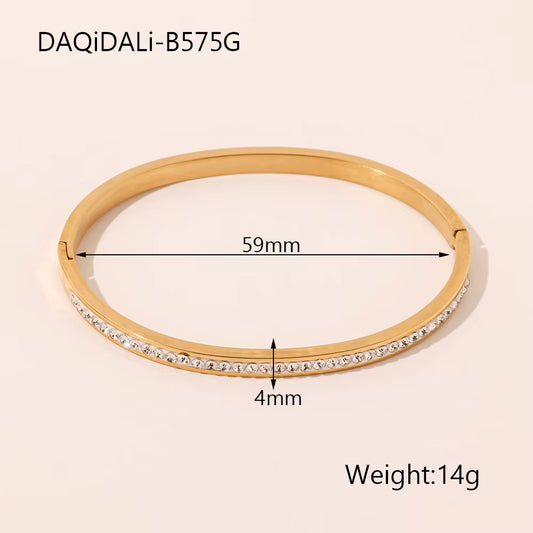 Rhinestone Channel Bracelet