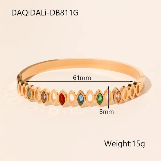 Multi Colored Stone Family Bracelet