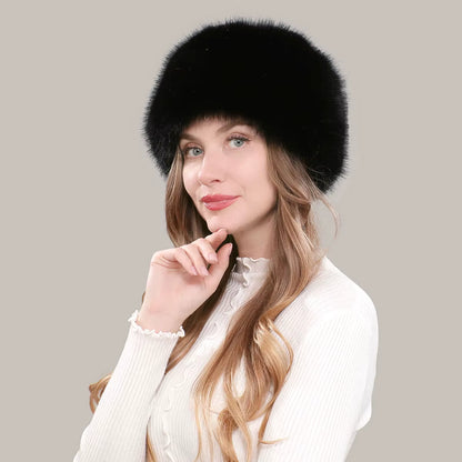 Faux Fox Fur Hat