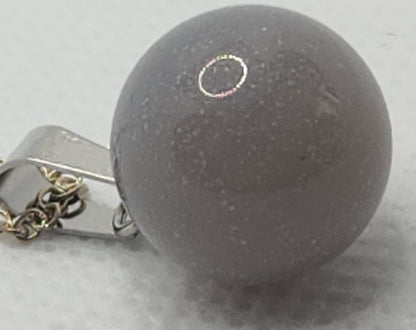 Angelite Crystal Stone Necklace