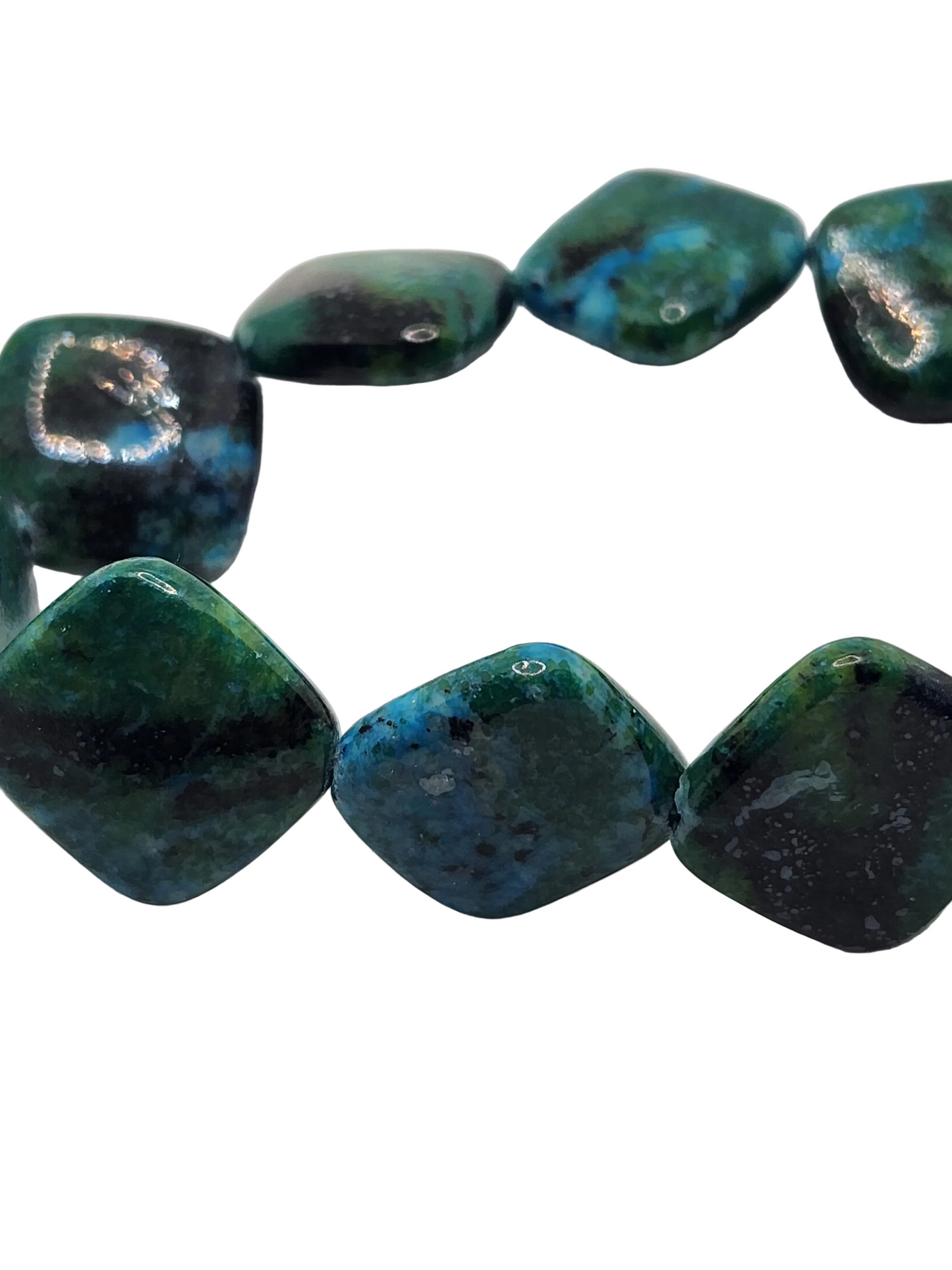 Turquoise and Jade Stretch Bracelets