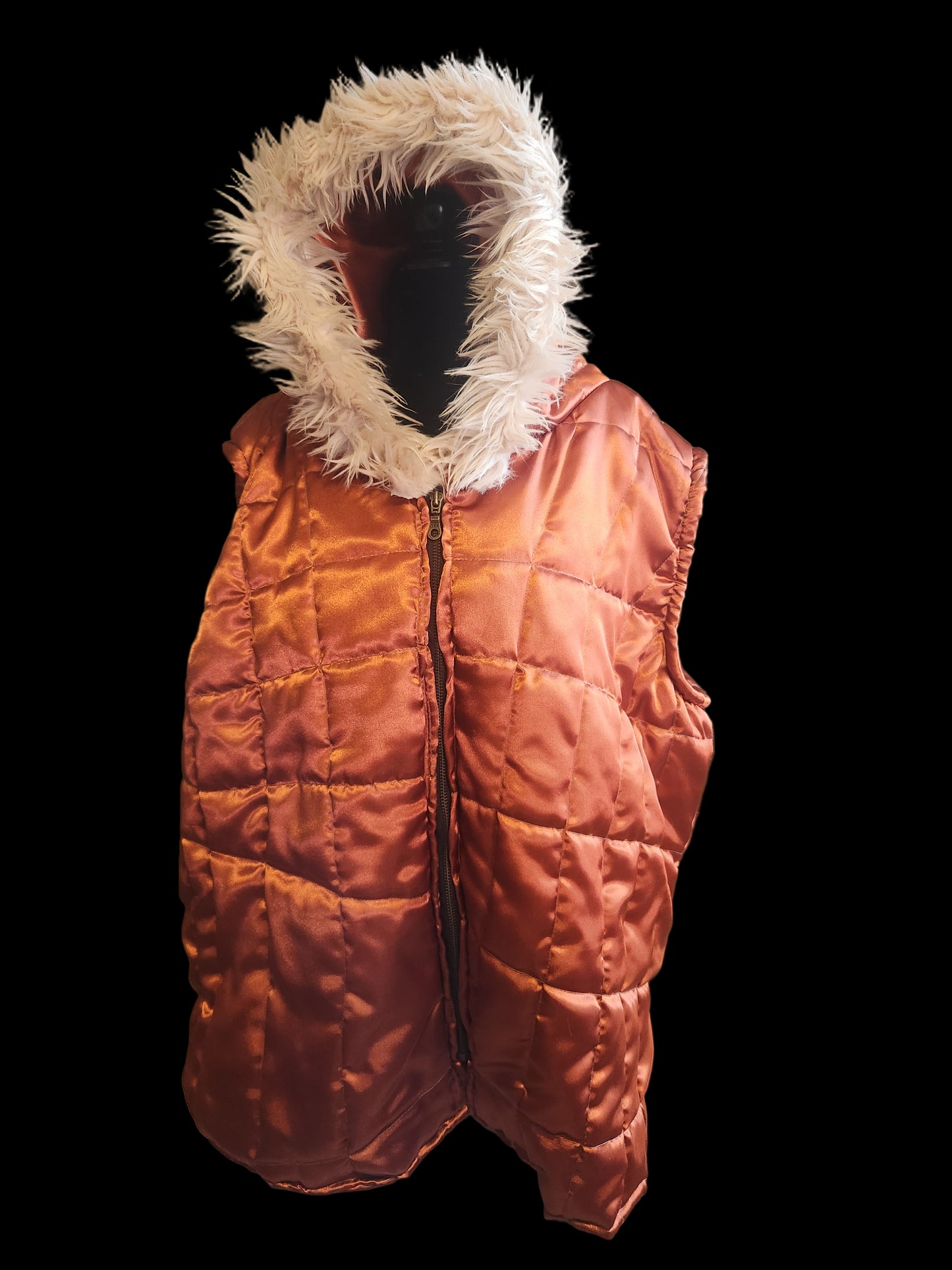 Ladies Satin Quilted Vest