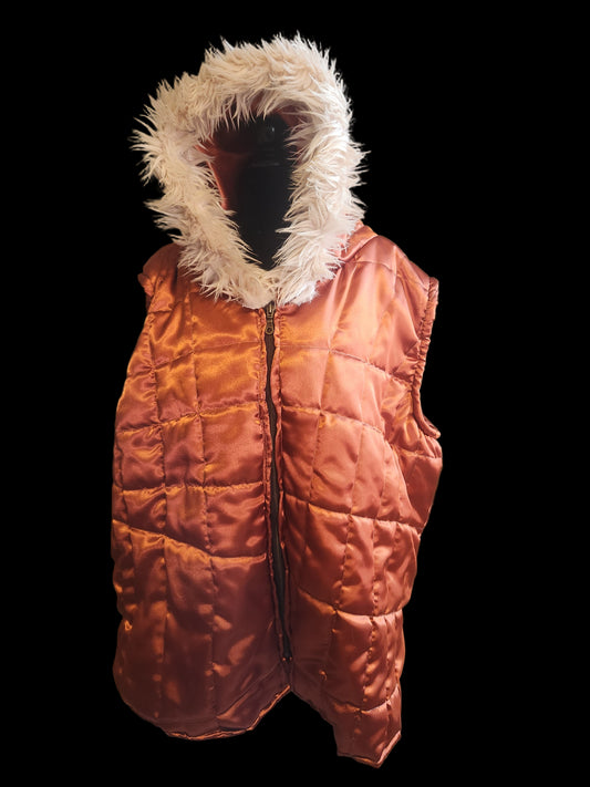 Ladies Satin Quilted Vest