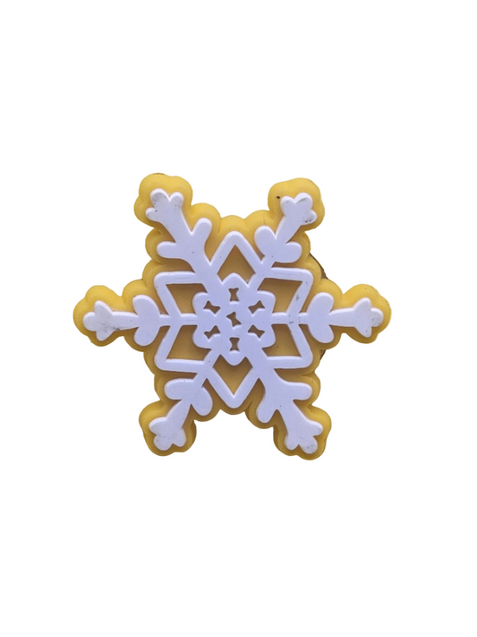 Yellow Snowflake LED Jelee Charm